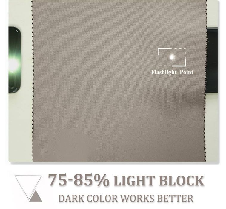 2 Zasłony 140x300cm. Zaciemniające Termiczne Na Przelotkach