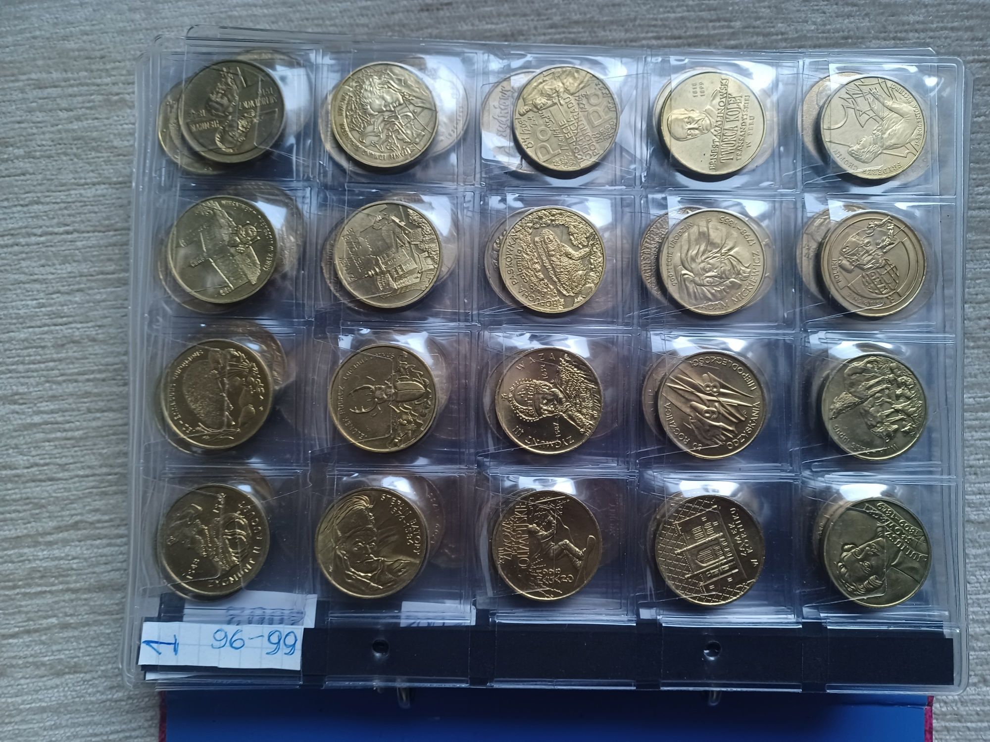 Komplet monet 2 zł 260 szt
