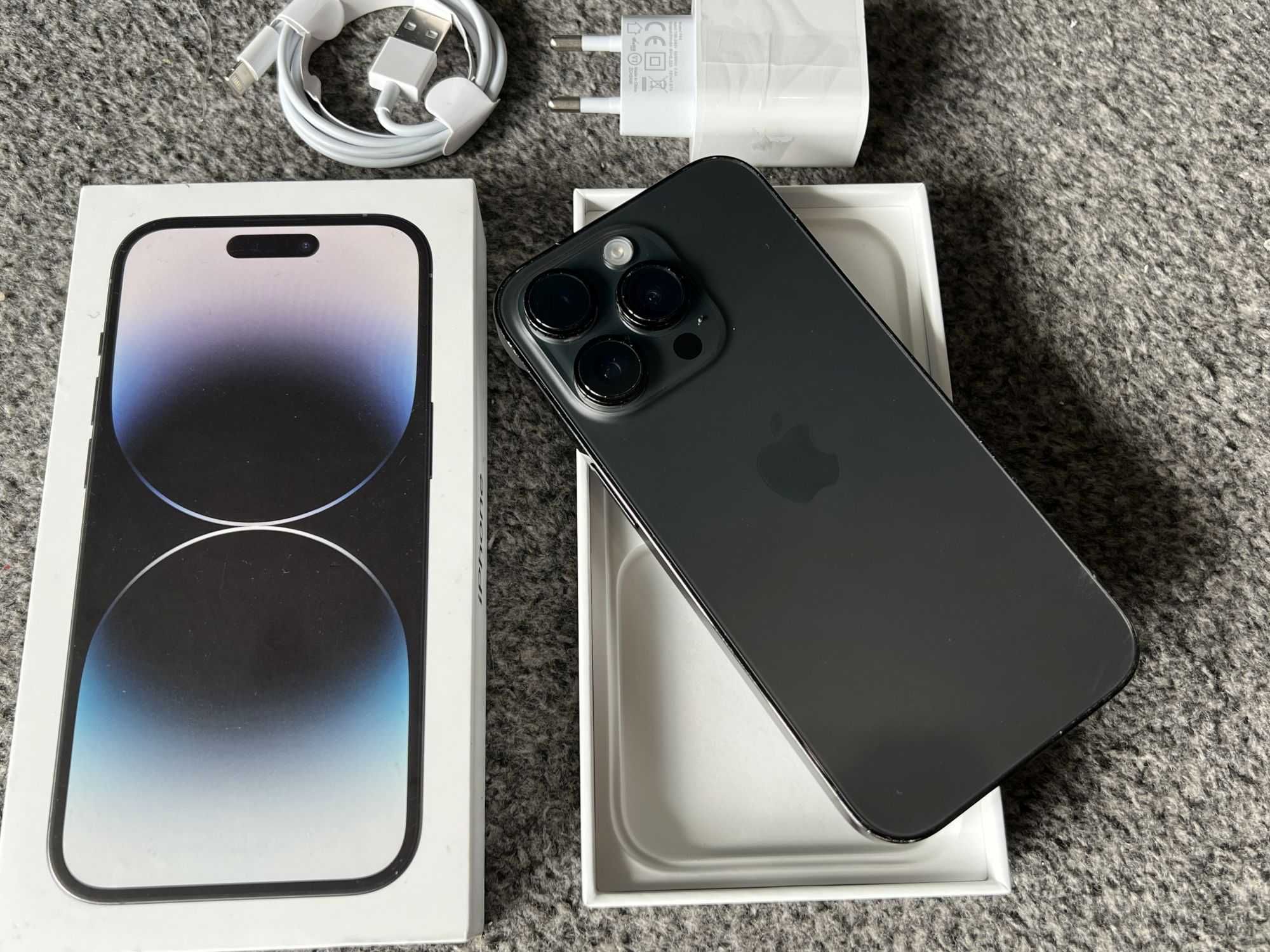 iPhone 14 Pro 256GB SPACE GREY SZARY Black Bateria 98% GWARANCJA FV