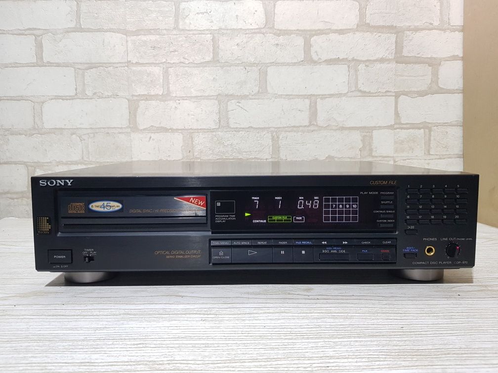 CD програвач/проигрыватель Sony CDP-970 ЦАП 2 × PCM58P б/у з Німеччини