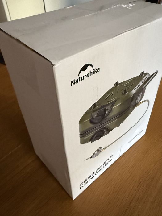 Naturehike-Folding Duplo Forno a Gás campismo