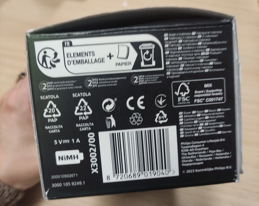 Phillips shaver 3000x sereis - golarka