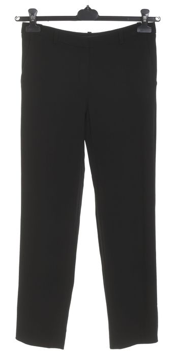 GIANNI VERSACE czarne materiałowe spodnie damskie ze streczem 34 IT 38