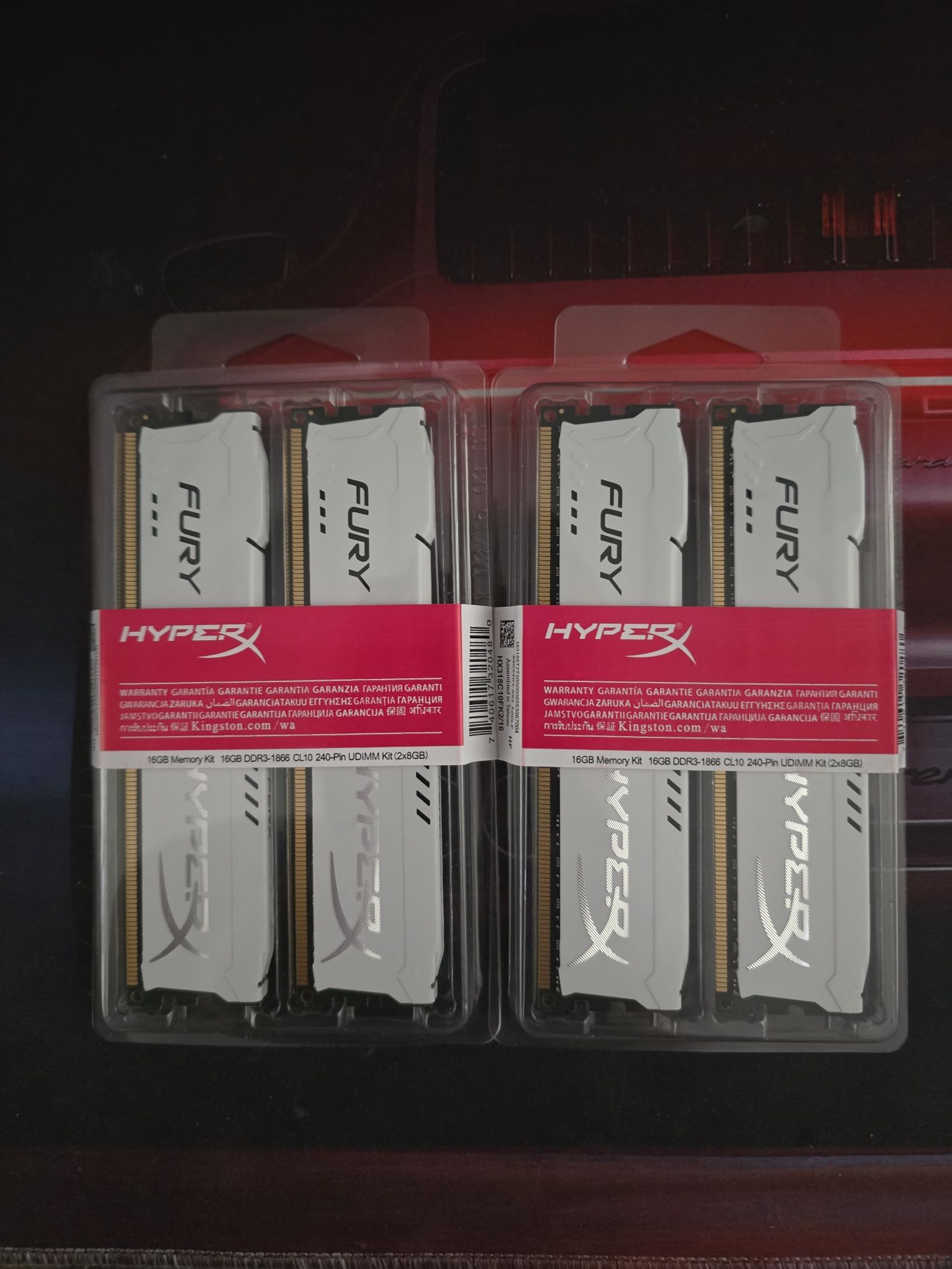 Оперативна пам'ять Kingston Fury ddr3 8gb 1866