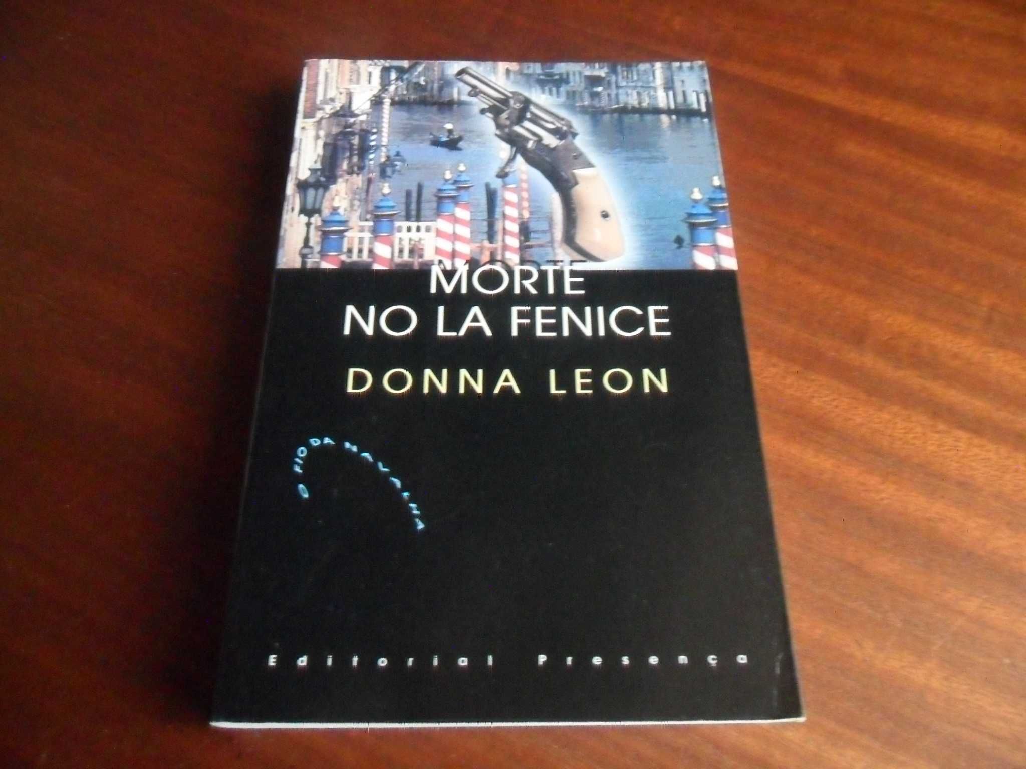 "Morte no La Fenice" de Donna Leon - 1ª Edição de 1998