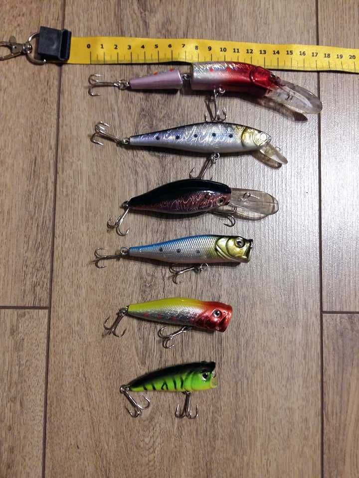 Woblery z grzechotką (Popper, Crankbait, Swimbait)