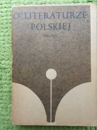 O literaturze polskiej materiały