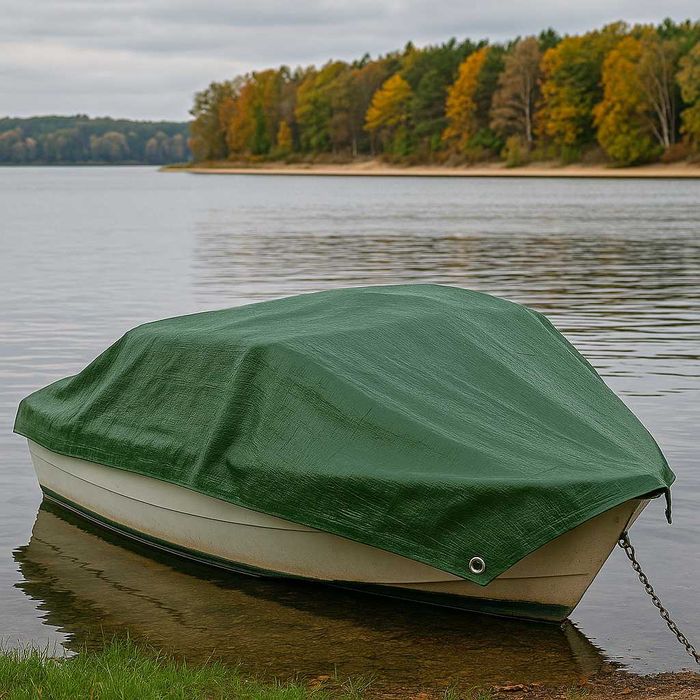 PLANDEKA 3x3m 130 g WODOODPORNA MROZOODPORNA płachta ochronna brezent