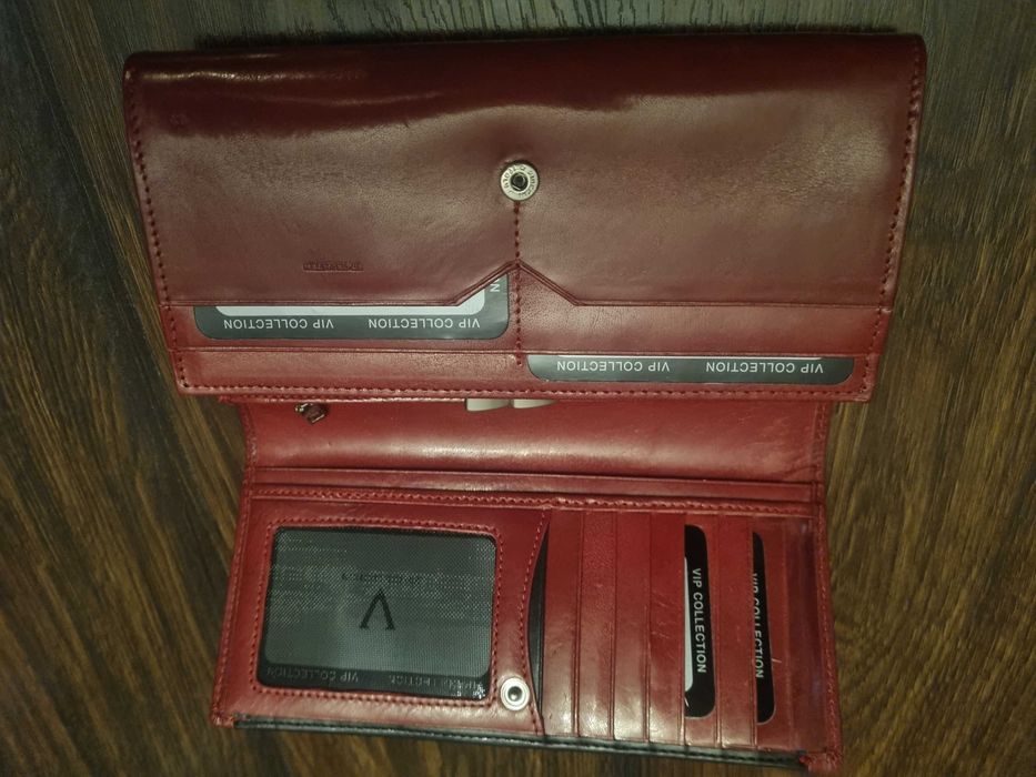 Klasyczny damski portfel