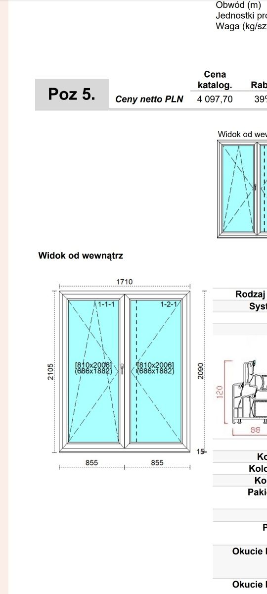 Okna plastikowe z demontażu