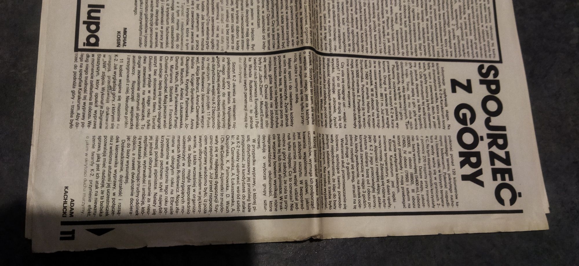 Stara gazeta, tygodnik Nowa Wieś nr 26 z 1982 roku