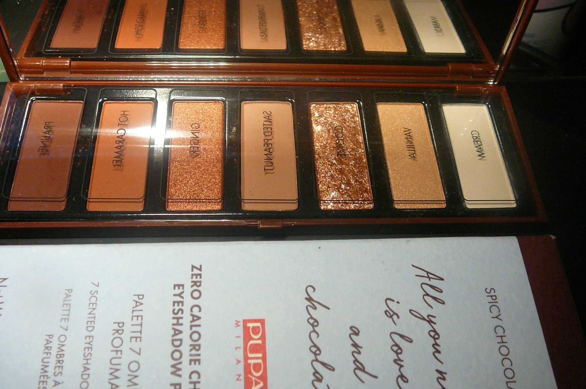 Pupa  cienie  zestaw 001 spicy chocolate