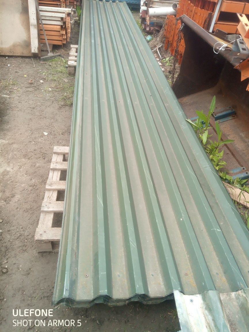 Blacha trapezowa T45 z demontażu gruba 0,5-0,6mm 6,7m długa 290m2 dowó