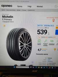 4x Michelin e primacy 175/65r17 Demo (nowe) zam. 195/60R17