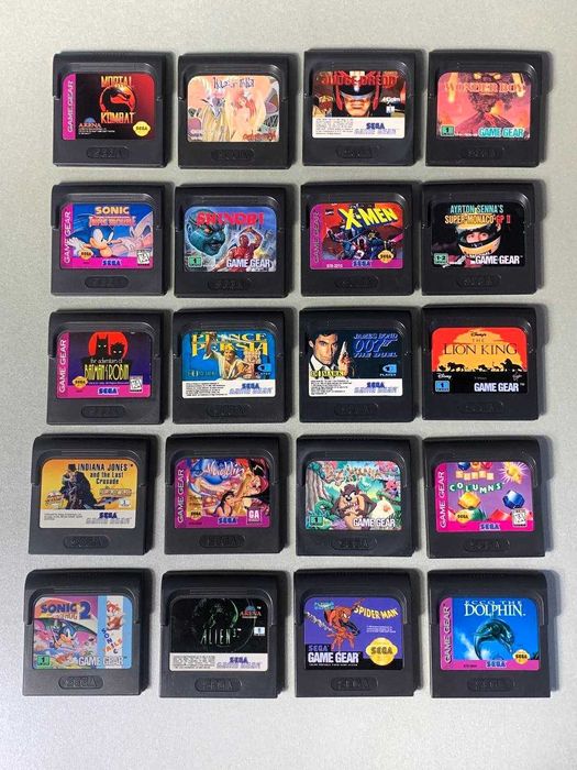 Продаю оригінальні картриджі для Sega Game Gear -  колекція ретро-ігор