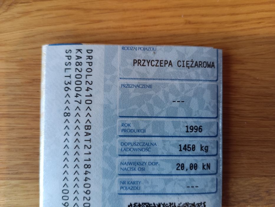 Przyczepa 2000DMC