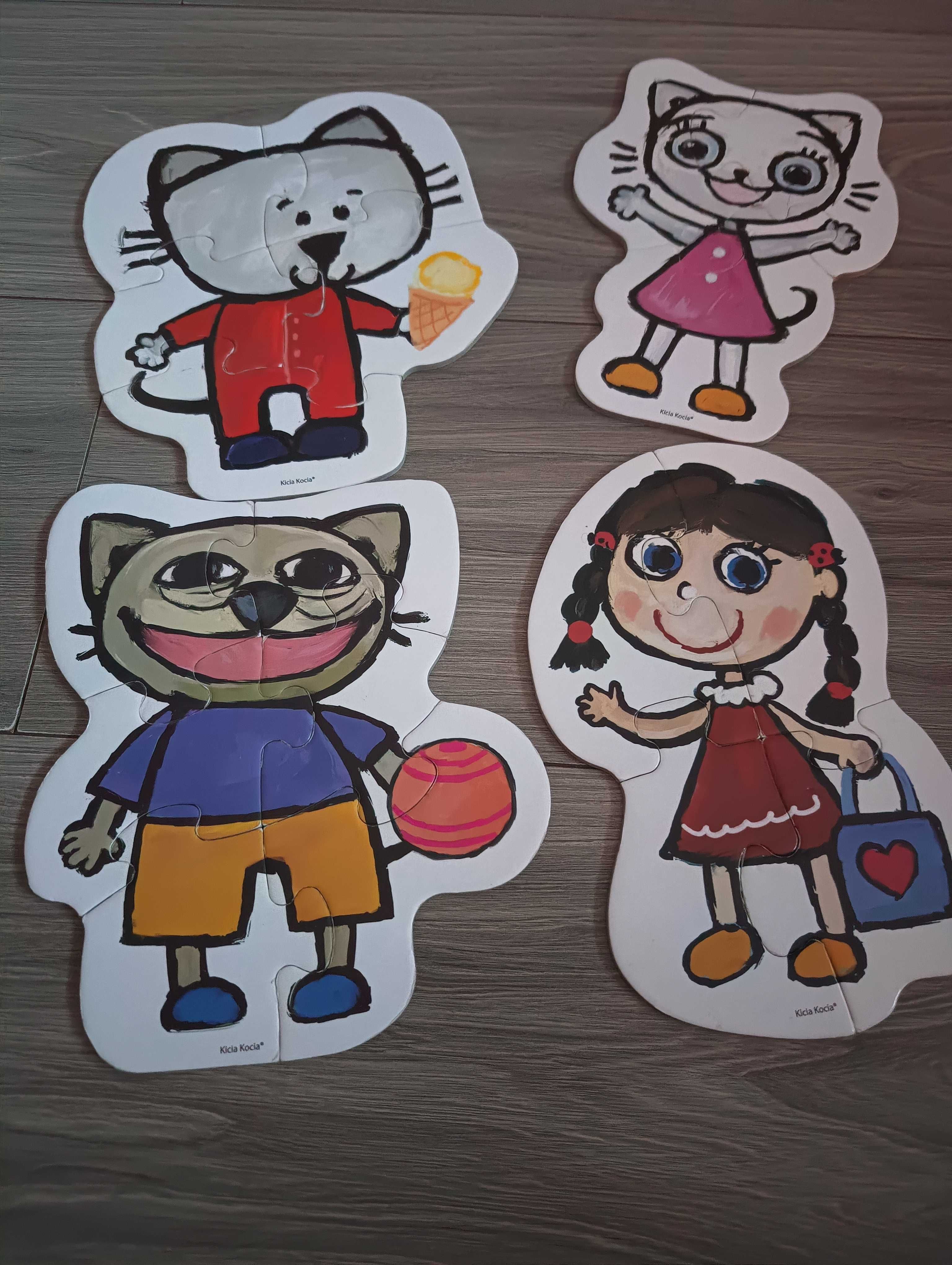3 komplety puzzli dla 2 latka
