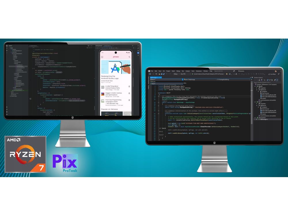 Stacjonarny Pix ProTask V8 AMD Ryzen 7 16GB DDR4 512GB SSD Win11 Pro