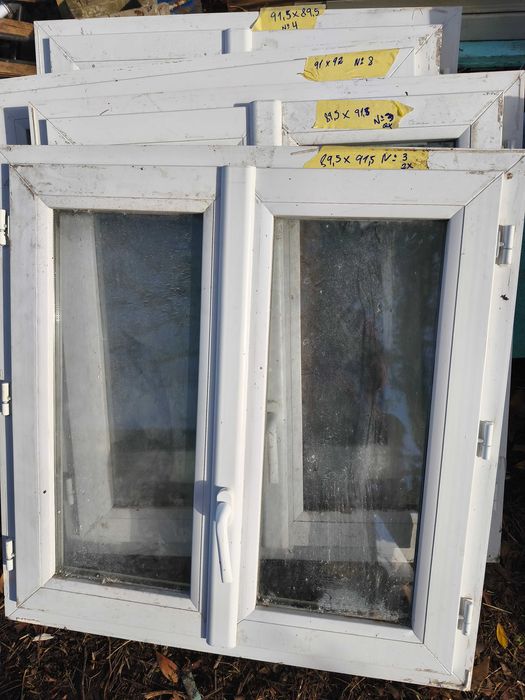 Janelas e portas  ótima oportunidade,são de PVC vidros duplos