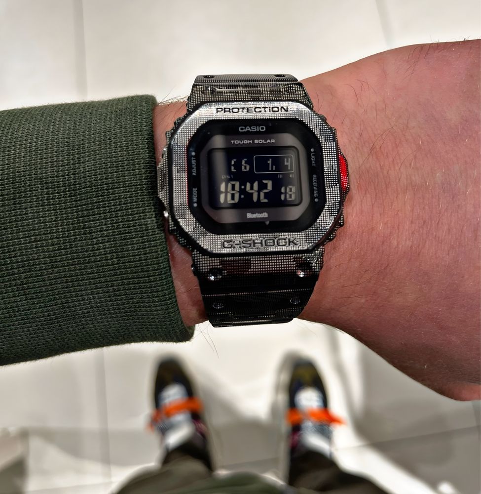 Zegarek Casio G-Shock Metal Camo Tough Solar Bluetooth jak nowy!