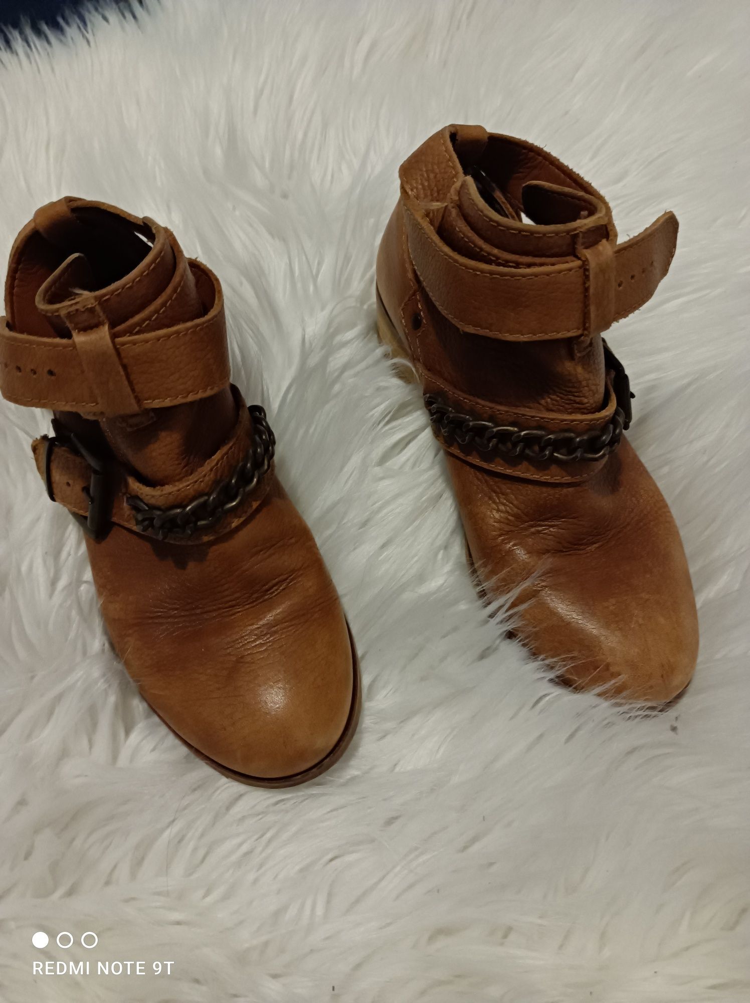 Botas em pele, N° 37