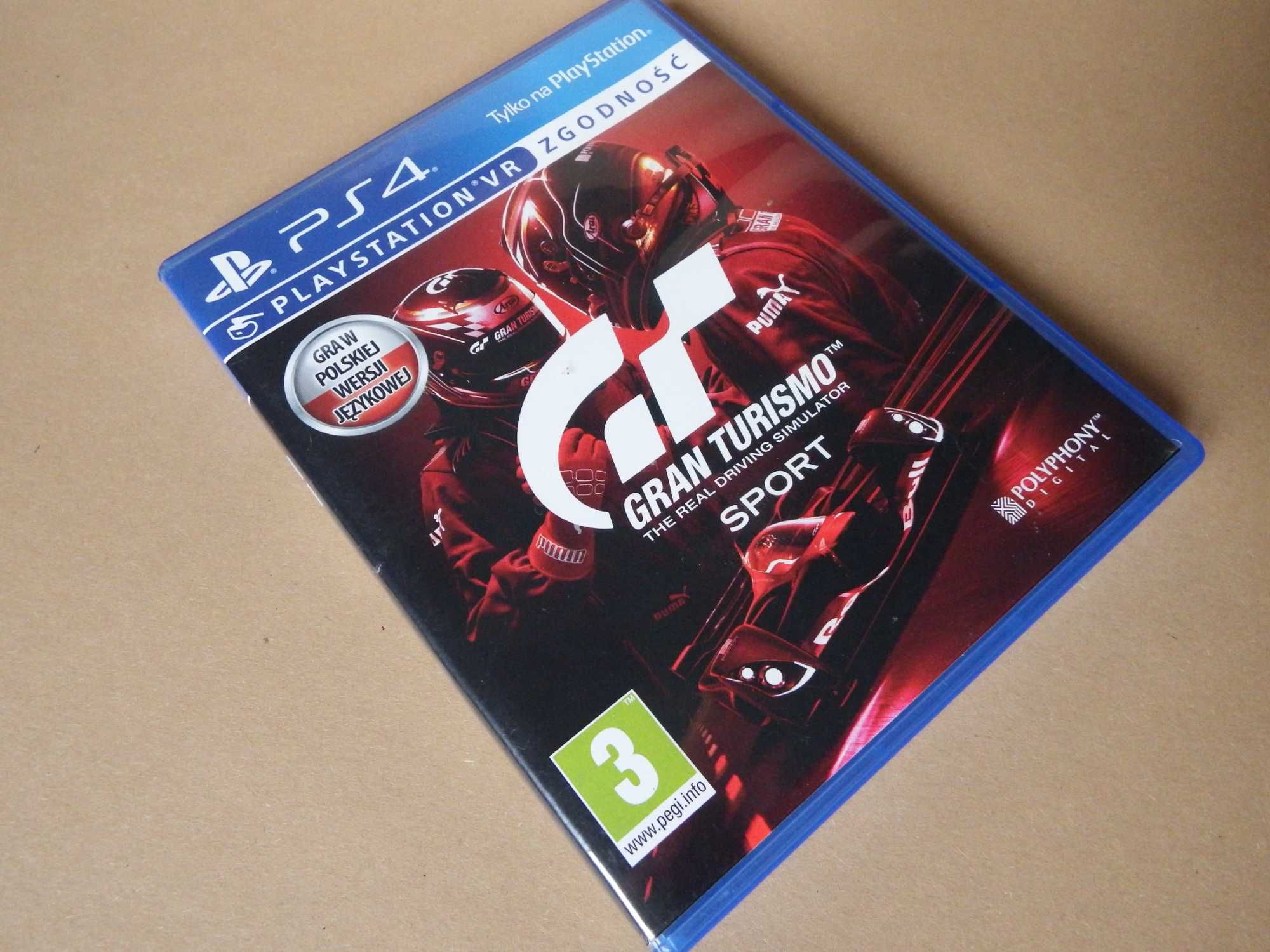 PS4/PS5 Gran Turismo SPORT edycja SPEC II ! PL 2 x CD ! unikat