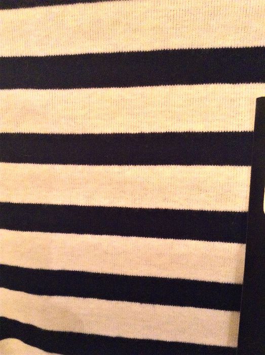 Camisola básica riscas azul ZARA nova