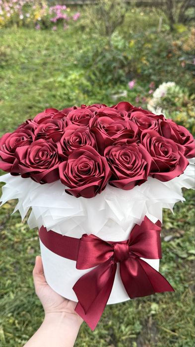 Букети з атласної стрічки