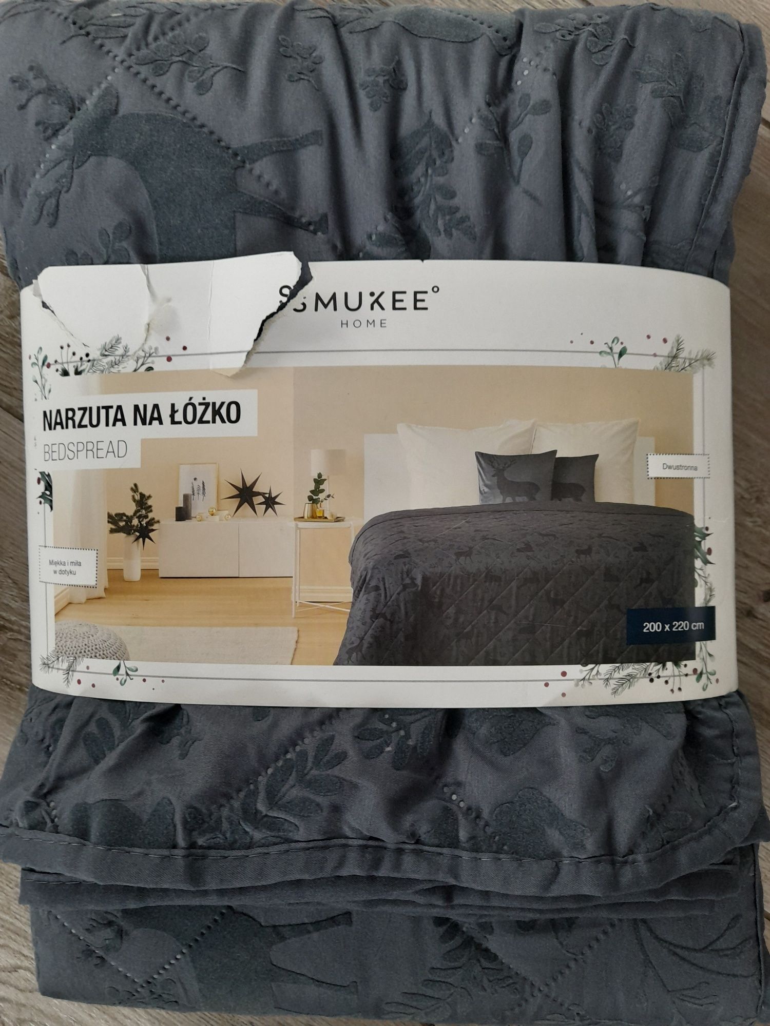 Nowa Narzuta na łóżko Smukee 200x220