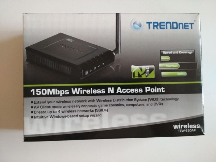 Router TRENDnet TEW-650AP Access Point Wireless N, 150Mb/s