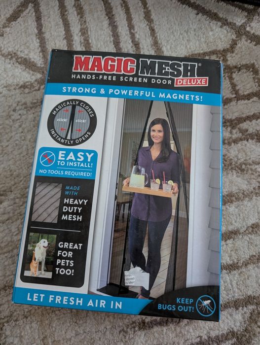 МОСКІТНА СІТКА для дверей на магнітах  100х220 см