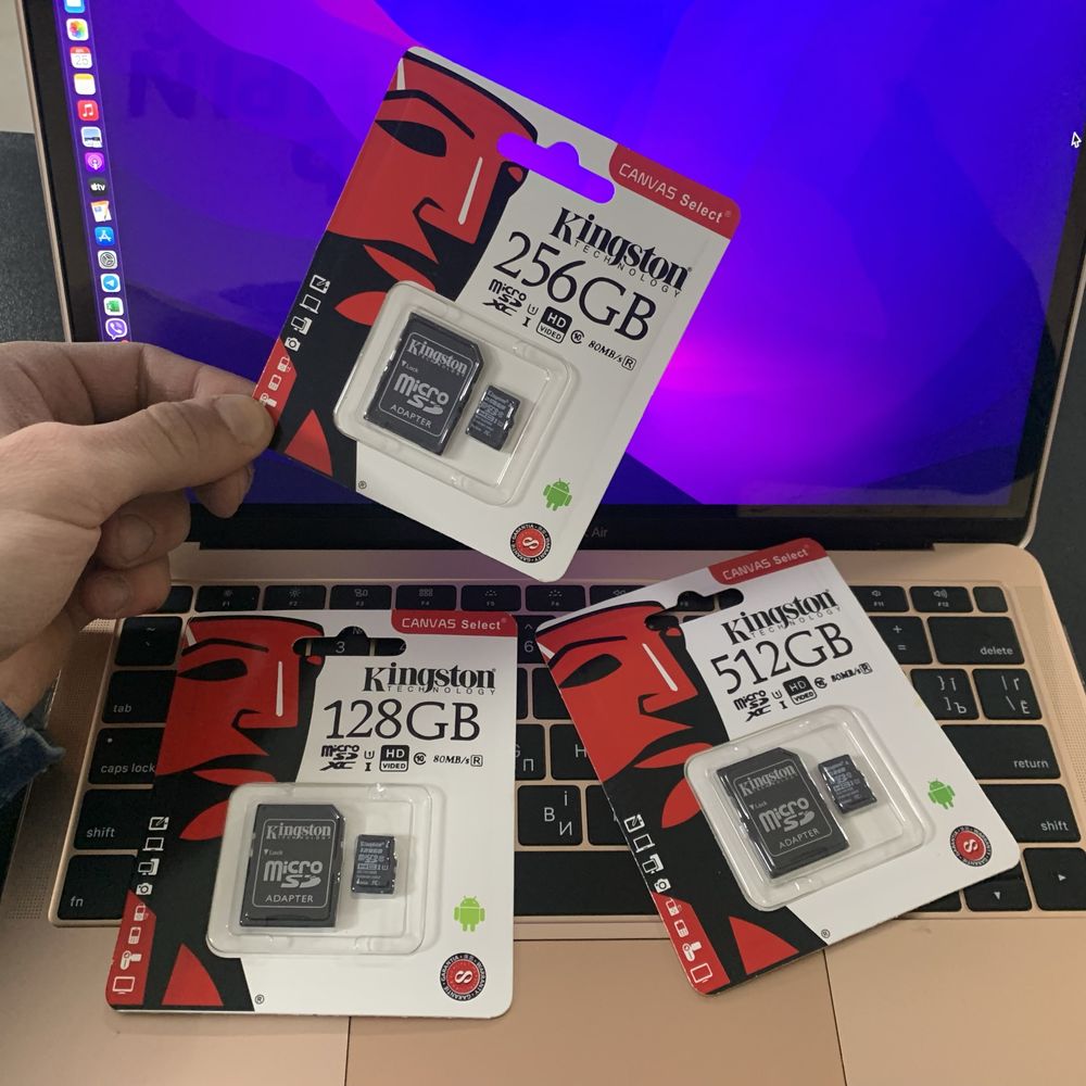 ‼️TURBO SPEED‼️512‼️256‼️128‼️64 MicroSD 4K U3 Kарта Памяти USB Флешка