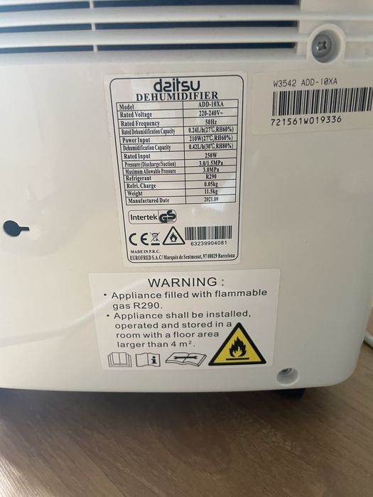 Desumidificador Dsitsu