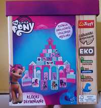 Nowe drewniane klocki Trefl My little Pony 54szt. Sorter