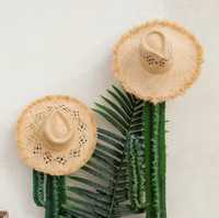 Літній широкополий капелюх Федора з візерунками та бахромою