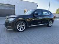 BMW X1 4x4, SERWIS ASO, 2.0d, 143 KM Xenon, Półskóra, Alu, Navi, Kamera, FULL