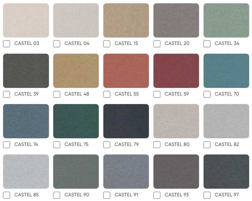 Zestaw Industrialny Stół Okrągły z 4 krzesłami tapicerowanymi Rosa