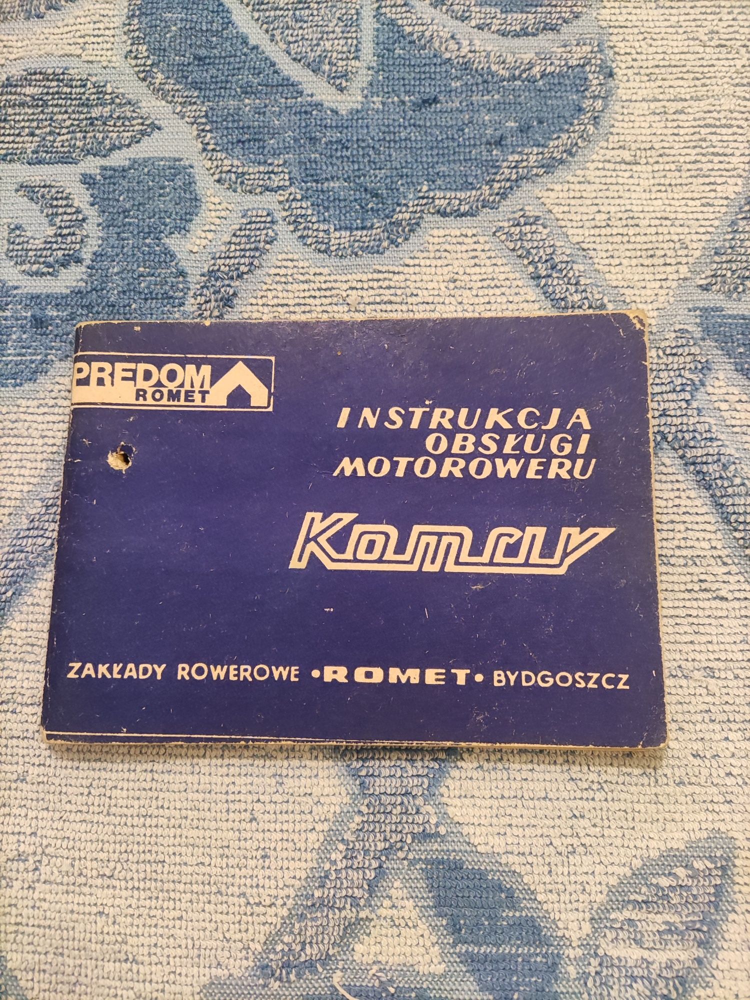 Instrukcja obsługi motoroweru Komar Typ 2328, 2338 i inne.