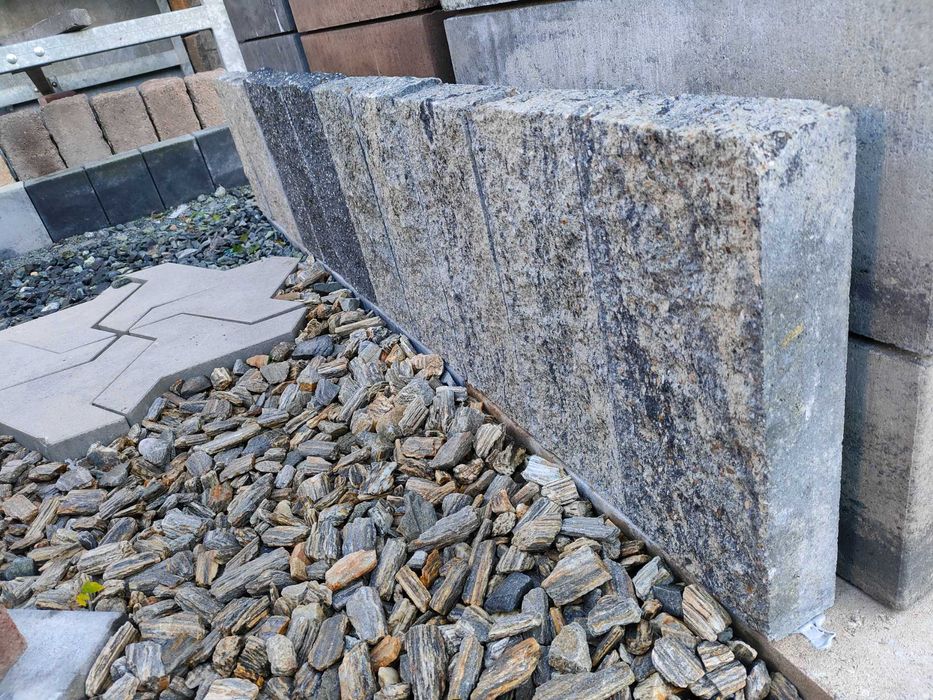 Bloczek uniwersalny do budowy grilla palisada obrzeże cegła łupana mur