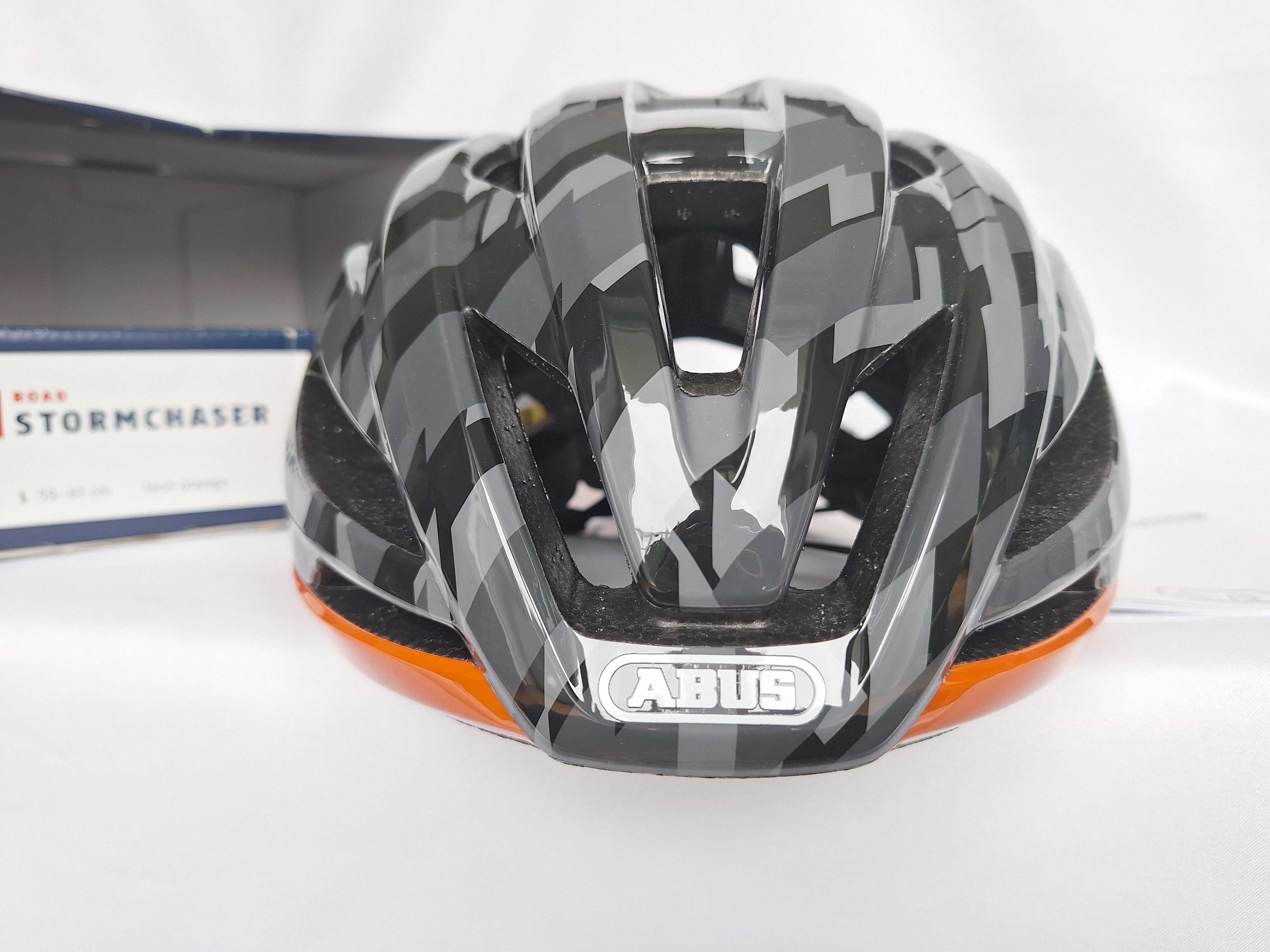 Kask rowerowy Abus StormChaser Tech Orange L 59-61cm