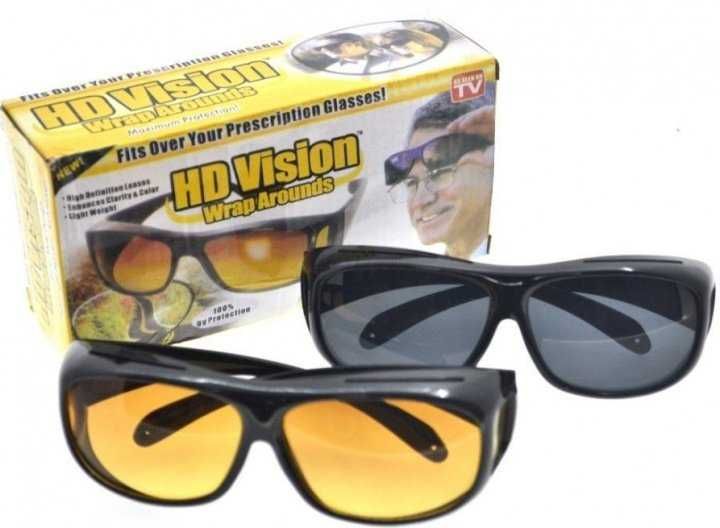 Антибликовые очки для  водителей HD Vision Wrap Arounds