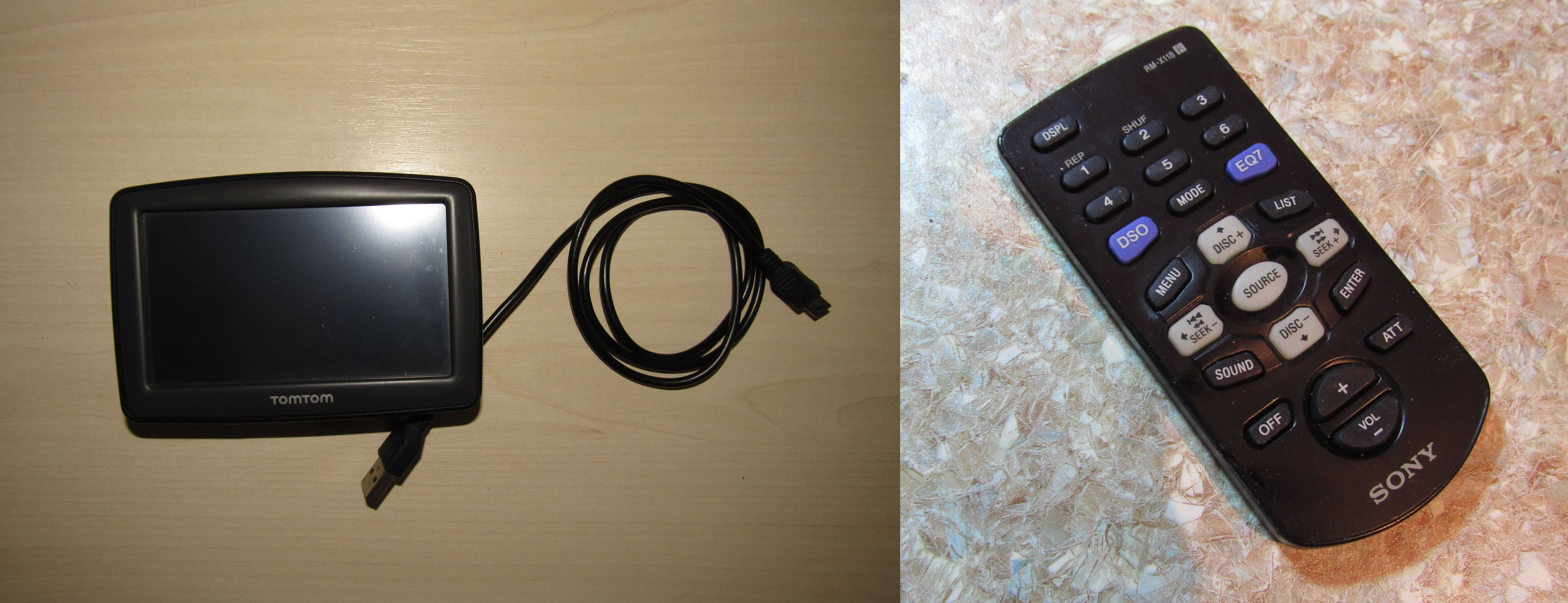 Навигатор TomTom и Sony RM-X118 для CDX-F7000, CDX-F7005X, CDX-FW700