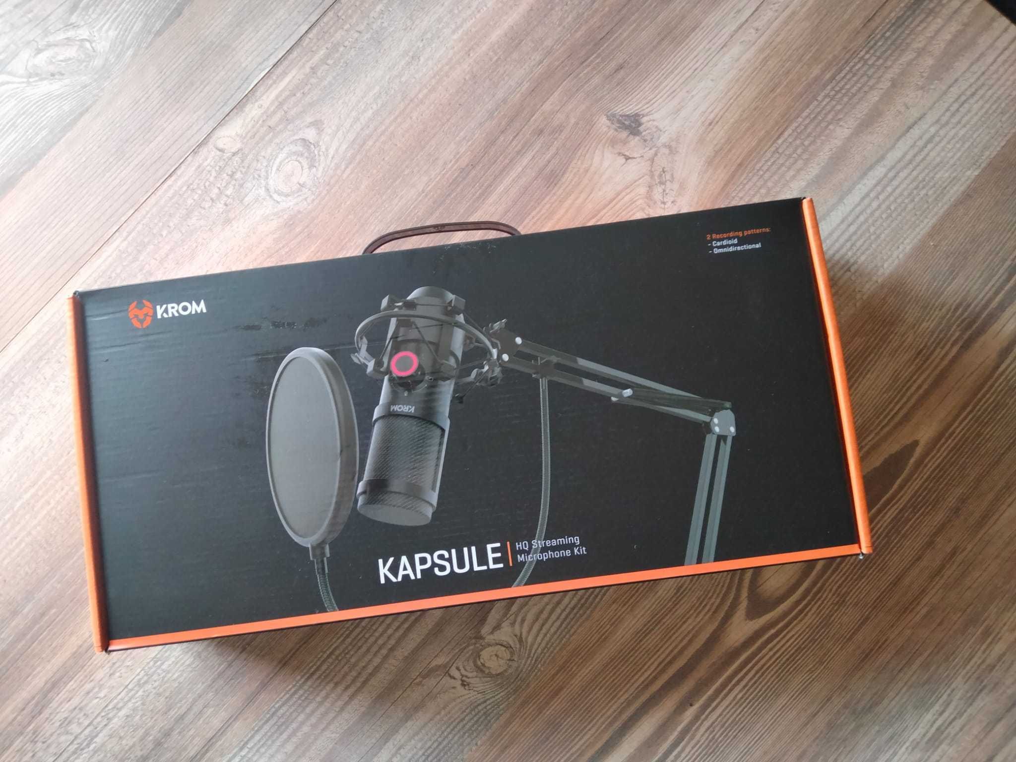 Krom Kapsule – Microfone Profissional USB - Nunca usado!