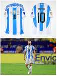 2024 Puchar Ameryki Argentyna dom krótkie rękawy  Lionel Messi R.M