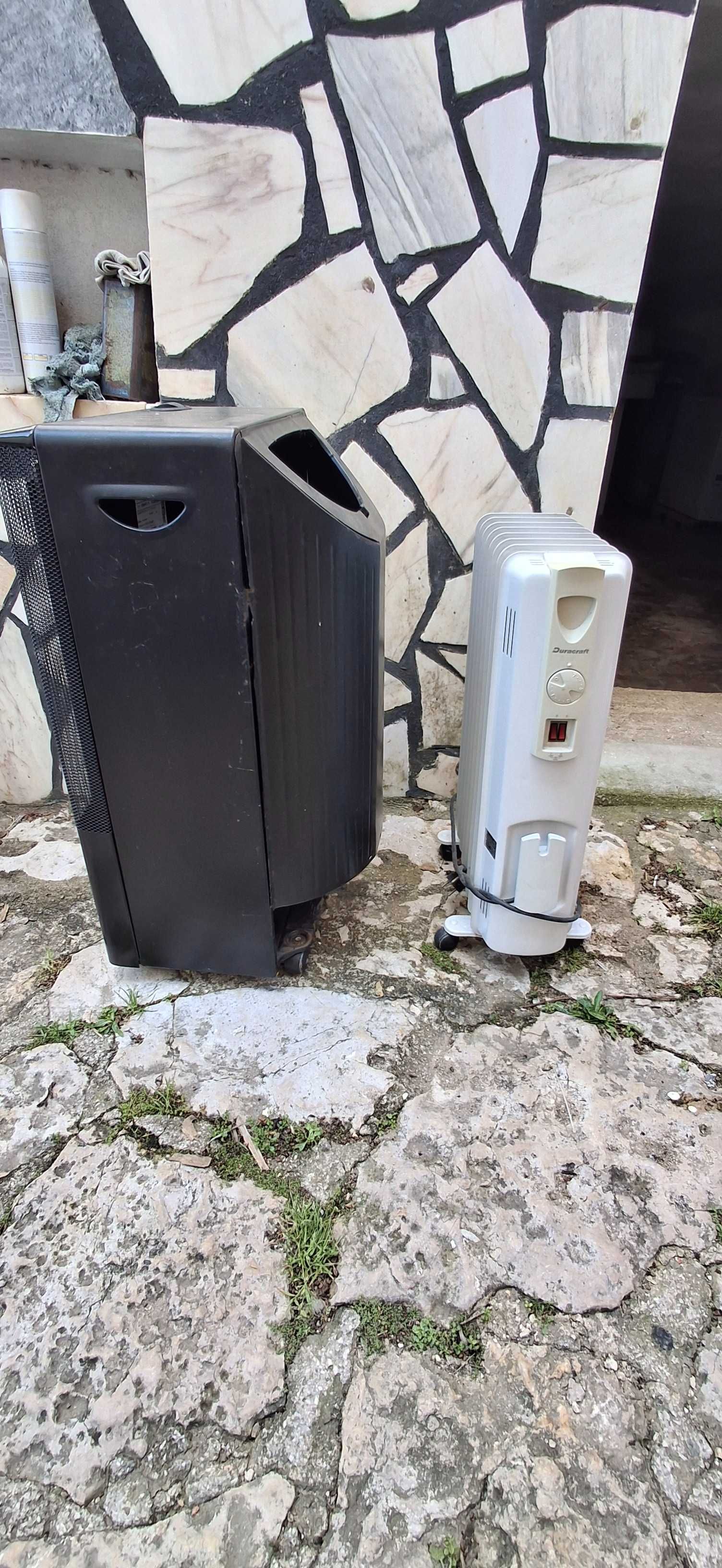 2 aquecedores sendo 1 a gás