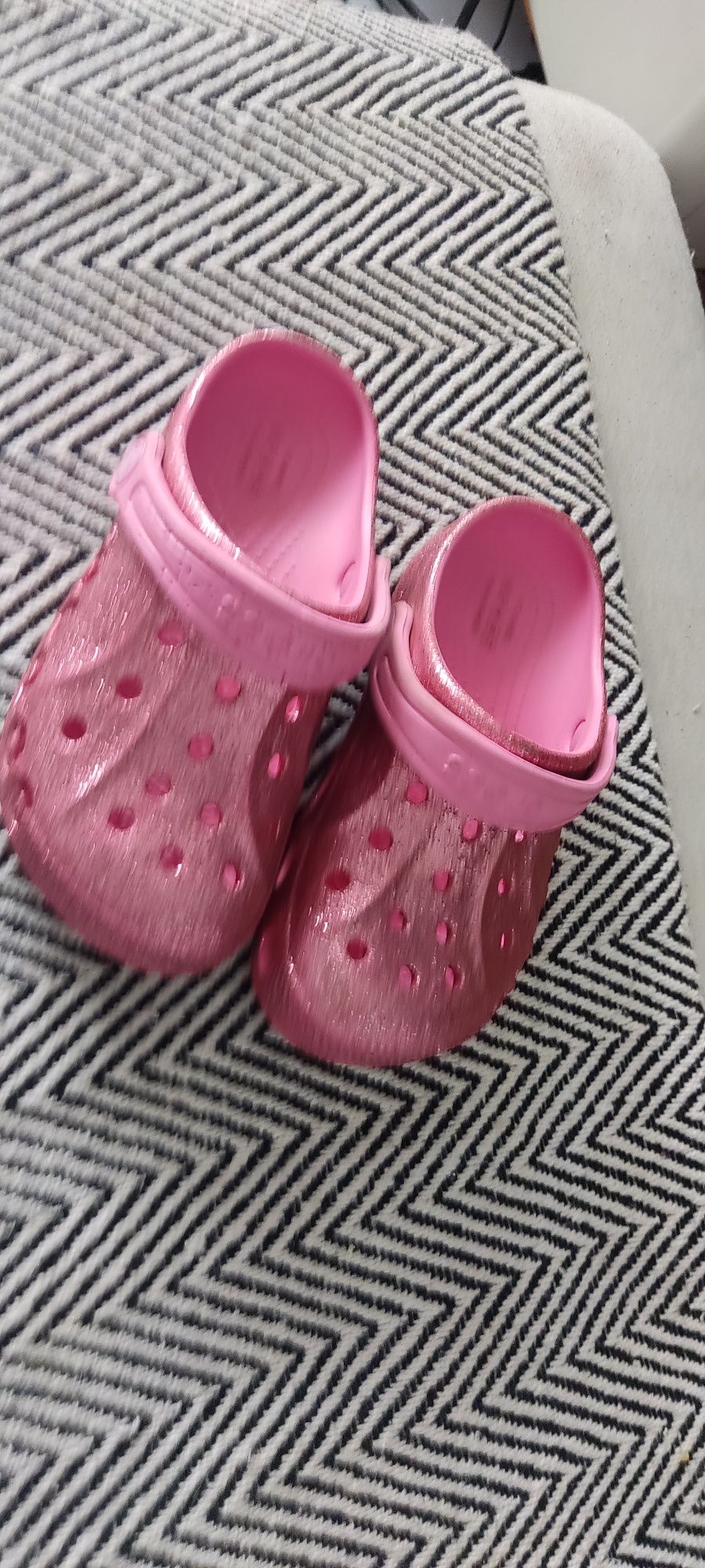 Crocs c12 brokatowe śliczne 30