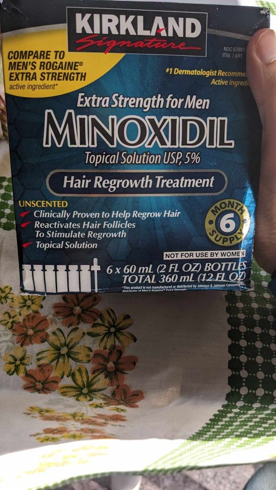 frascos de Minoxidil novos
