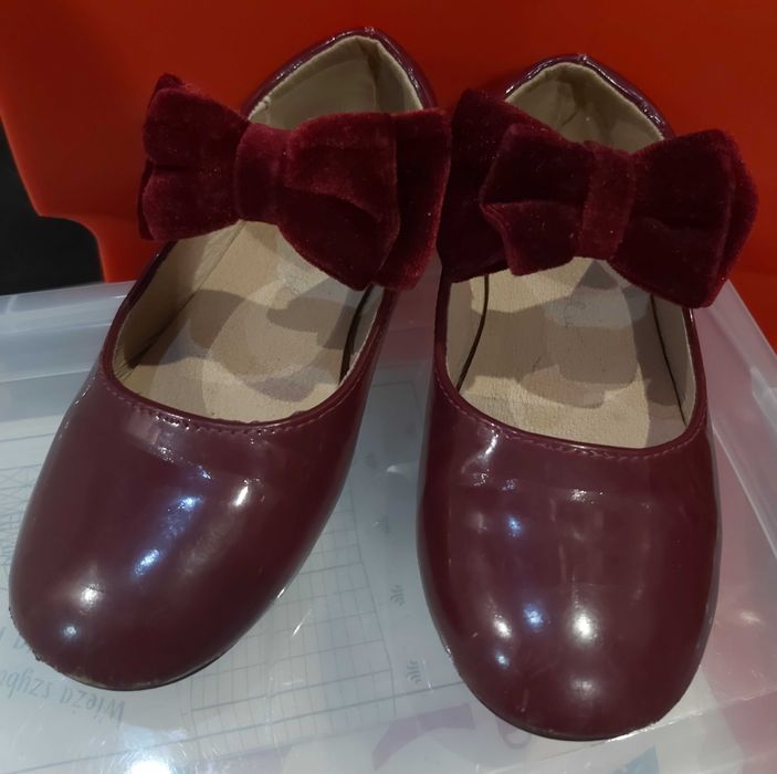 Baleriny dziewczęce- eleganckie, wieczorowe