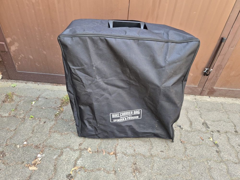 Bagaznik rowerowy na hak Spinder TX2 LED + Pokrowiec