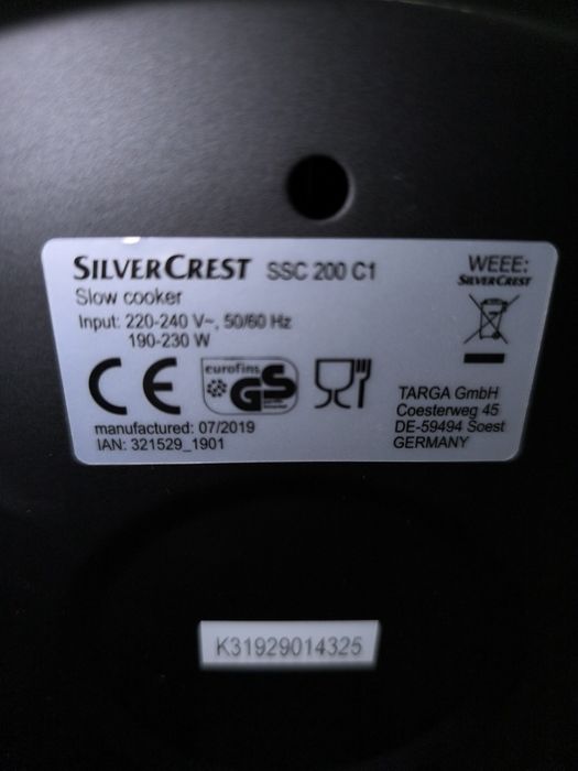 Slow Cooker 3,5 l